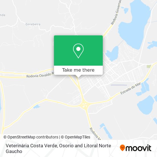 Veterinária Costa Verde map