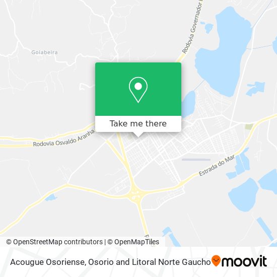 Acougue Osoriense map