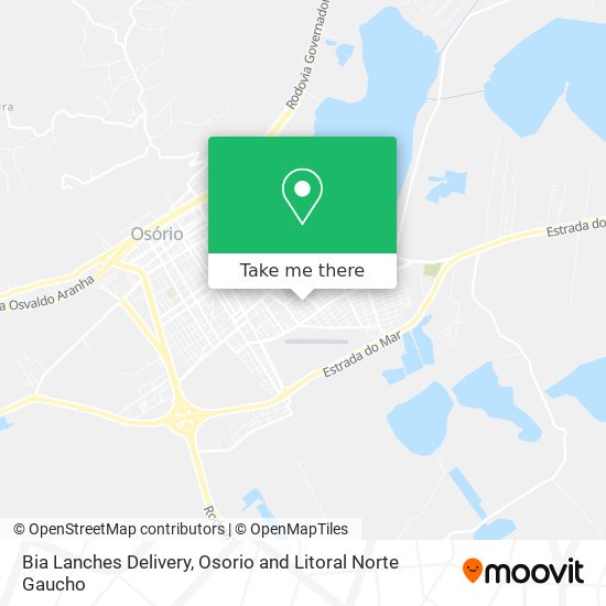 Bia Lanches Delivery map