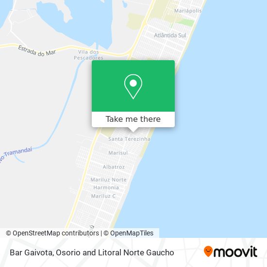 Bar Gaivota map