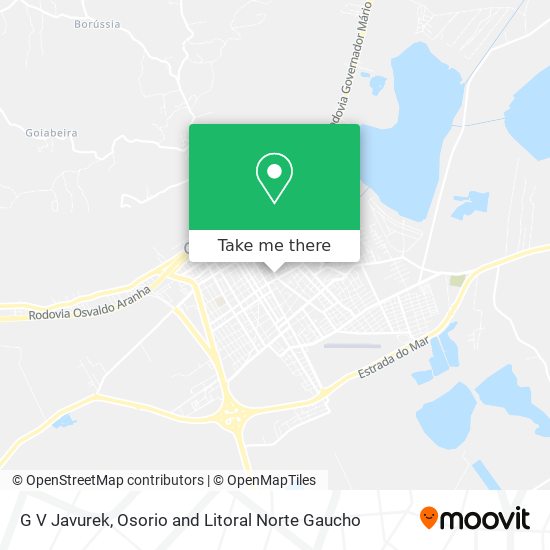 G V Javurek map