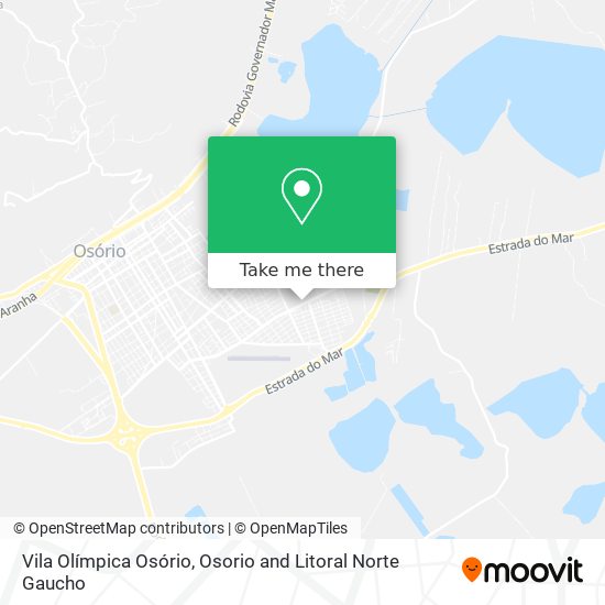 Vila Olímpica Osório map
