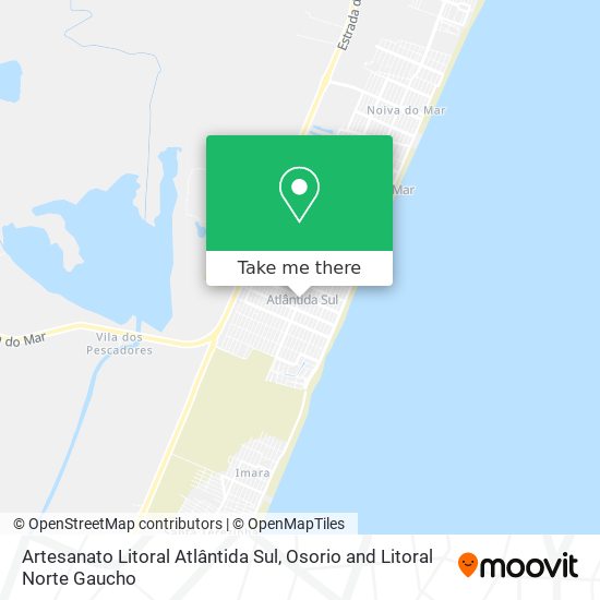 Artesanato Litoral Atlântida Sul map