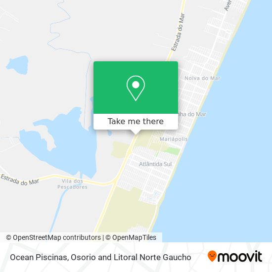Ocean Piscinas map