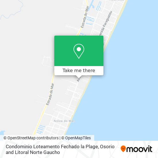 Condominio Loteamento Fechado la Plage map