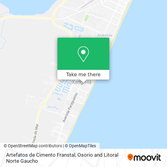 Artefatos de Cimento Franstal map