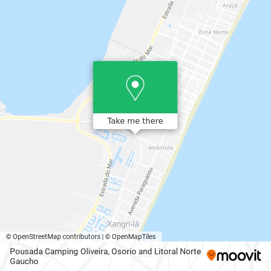 Pousada Camping Oliveira map