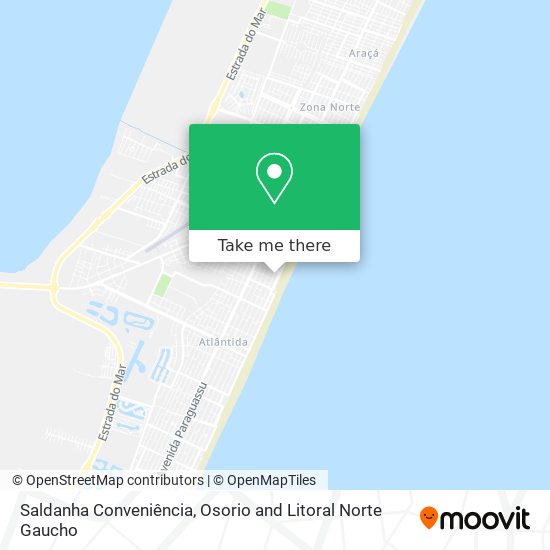 Saldanha Conveniência map