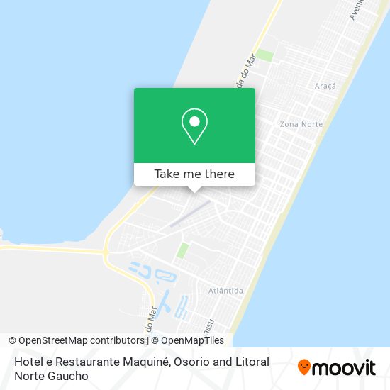 Hotel e Restaurante Maquiné map