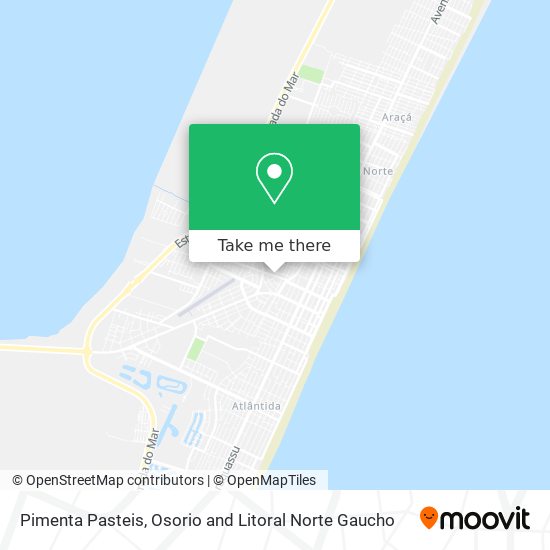 Pimenta Pasteis map