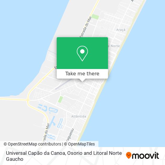 Universal Capão da Canoa map