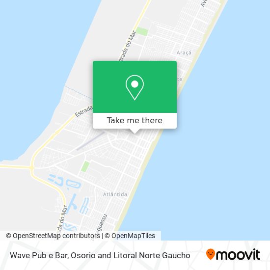 Wave Pub e Bar map