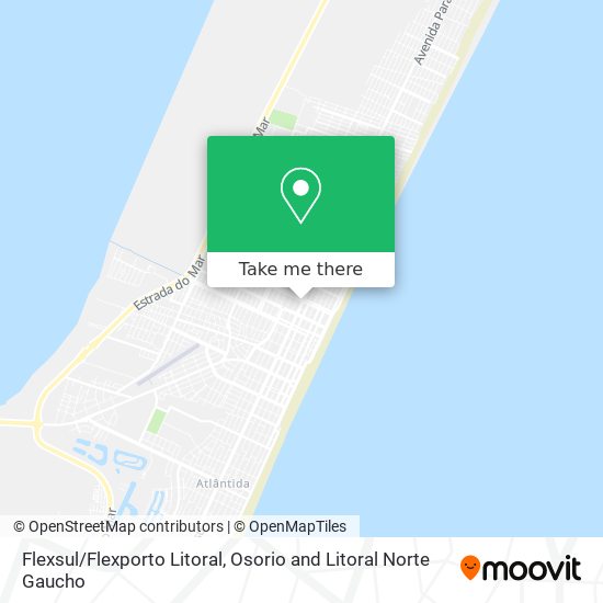 Flexsul/Flexporto Litoral map