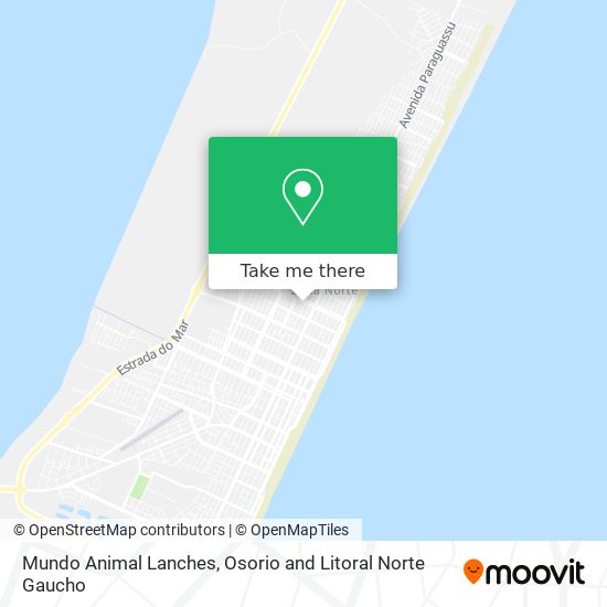 Mundo Animal Lanches map