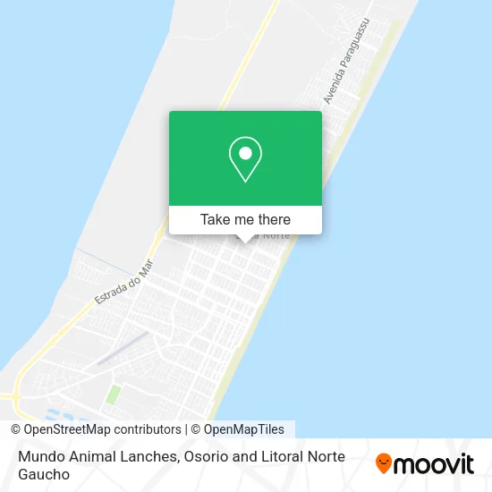 Mundo Animal Lanches map