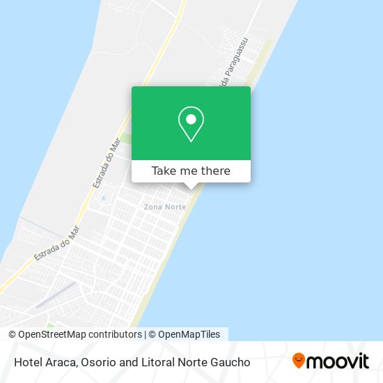 Mapa Hotel Araca