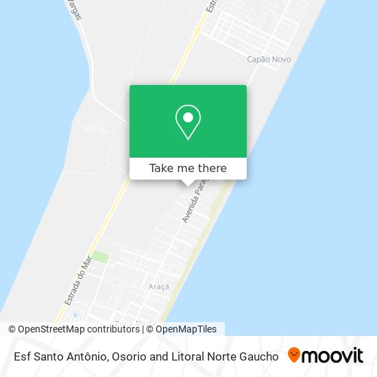 Esf Santo Antônio map