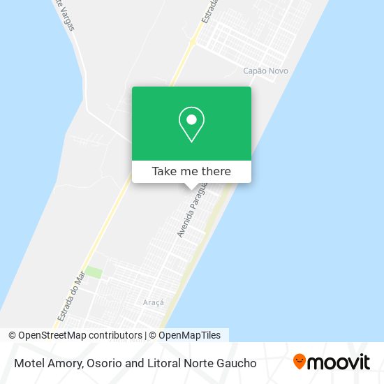 Motel Amory map