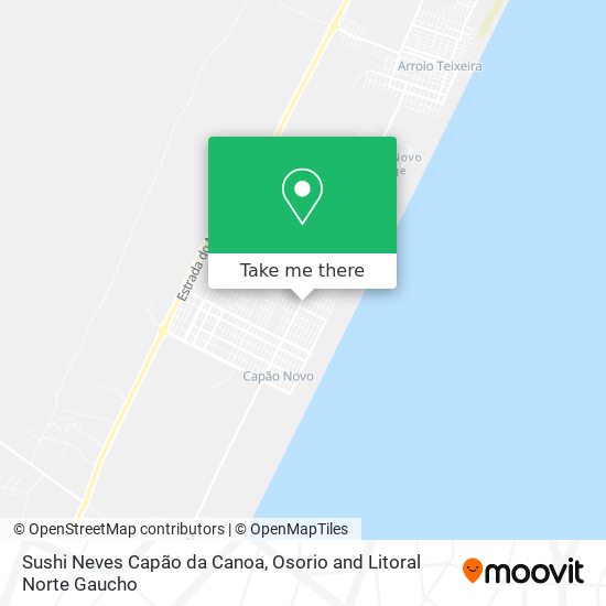 Sushi Neves Capão da Canoa map