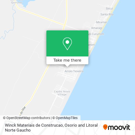 Winck Materiais de Construcao map