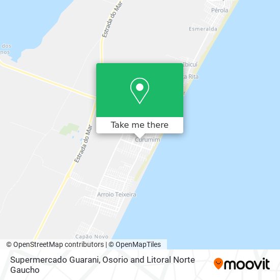 Supermercado Guarani map