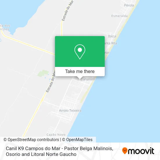 Canil K9 Campos do Mar - Pastor Belga Malinois map