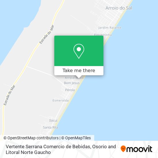Vertente Serrana Comercio de Bebidas map