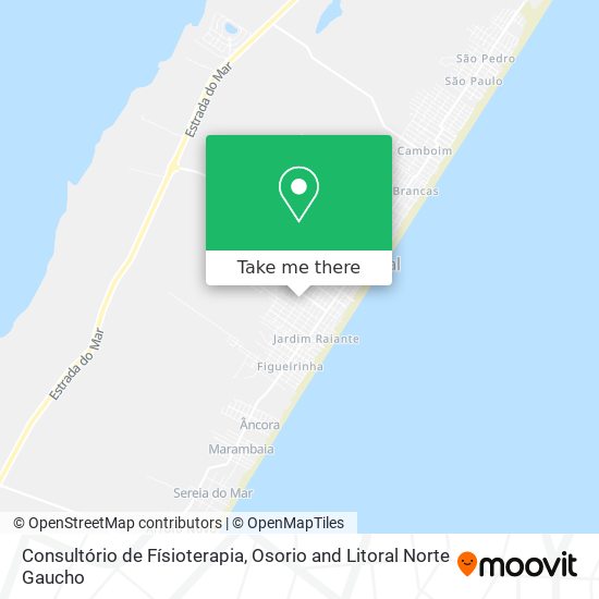Consultório de Físioterapia map