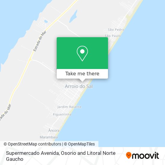 Supermercado Avenida map
