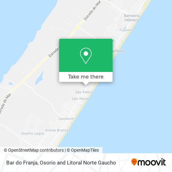 Bar do Franja map