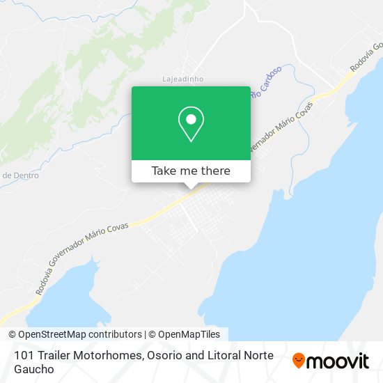 101 Trailer Motorhomes map