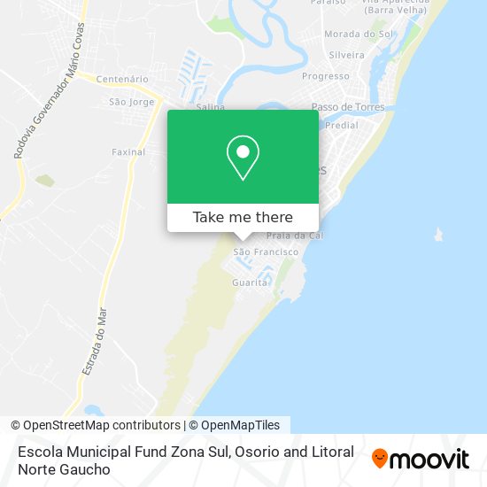 Escola Municipal Fund Zona Sul map