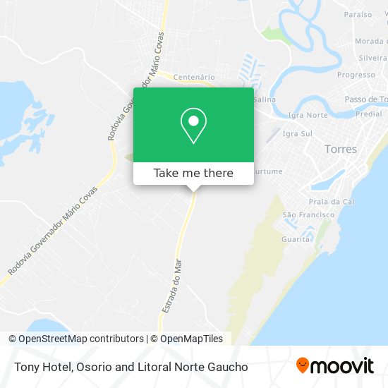Tony Hotel map
