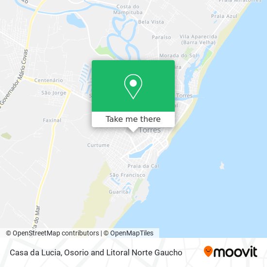 Casa da Lucia map