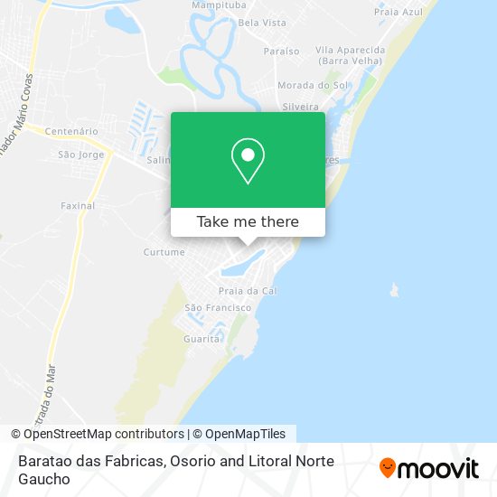 Baratao das Fabricas map