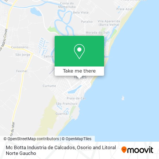 Mc Botta Industria de Calcados map