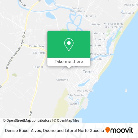 Denise Bauer Alves map
