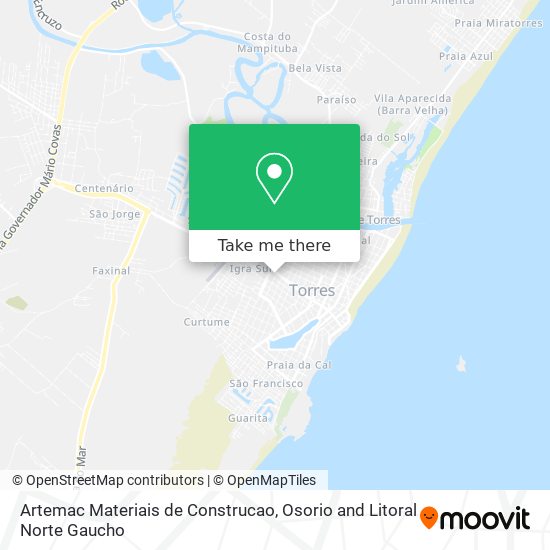 Artemac Materiais de Construcao map