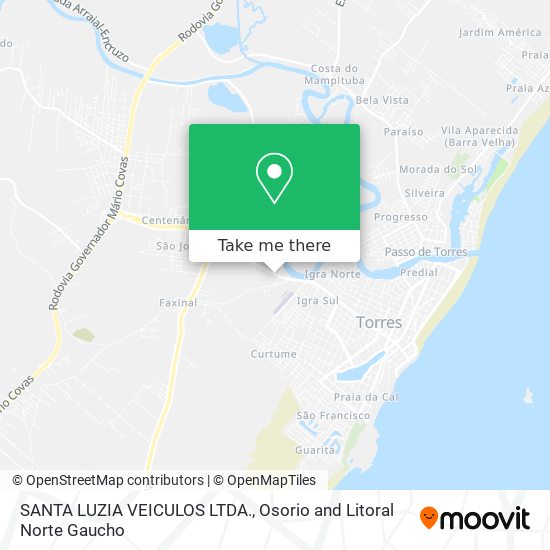 SANTA LUZIA VEICULOS LTDA. map