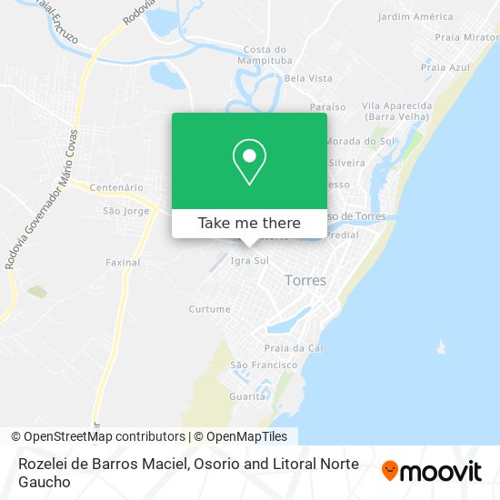 Rozelei de Barros Maciel map