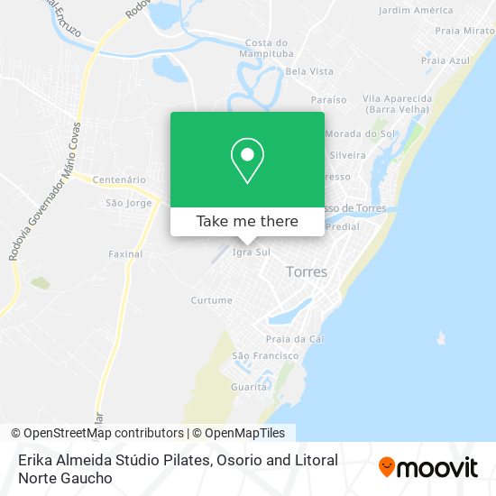 Erika Almeida Stúdio Pilates map