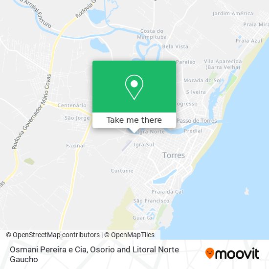 Osmani Pereira e Cia map