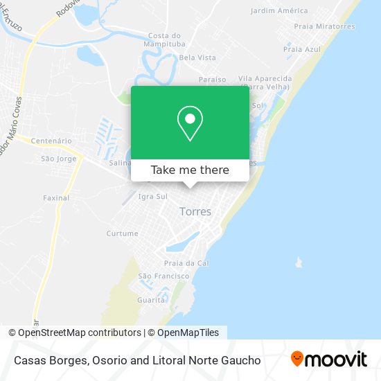 Casas Borges map