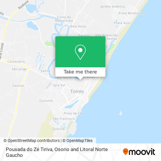 Pousada do Zé Tiriva map