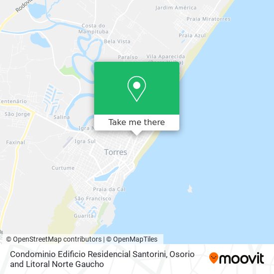 Condominio Edificio Residencial Santorini map