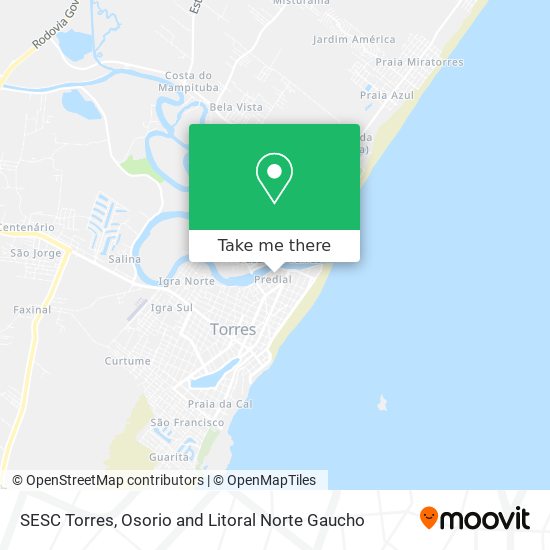 SESC Torres map