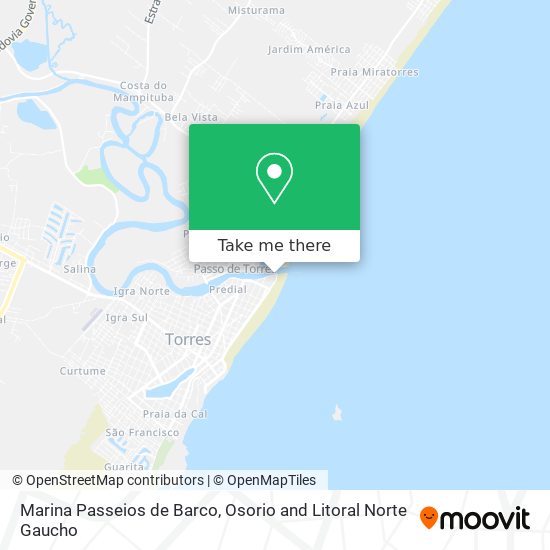 Marina Passeios de Barco map