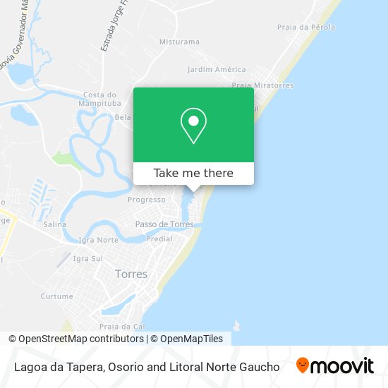 Lagoa da Tapera map