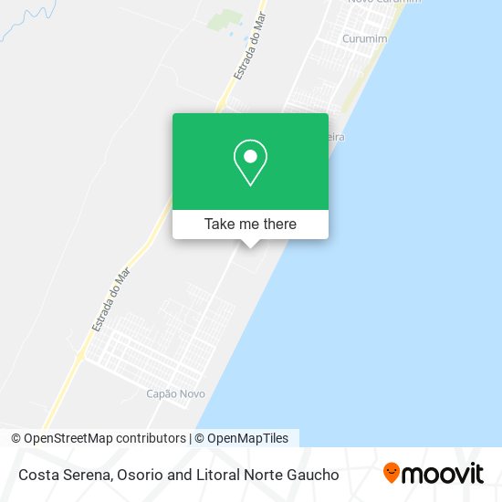 Costa Serena map