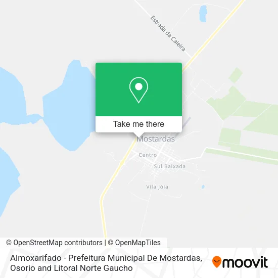 Almoxarifado - Prefeitura Municipal De Mostardas map
